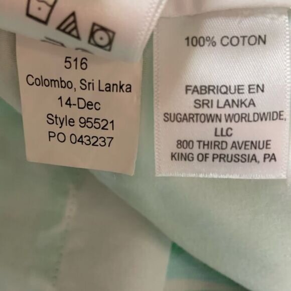 LILLY PULITZER Women’s Finders Keepers The Chipper Short Green Blue White Size 8 - Picture 11 of 14